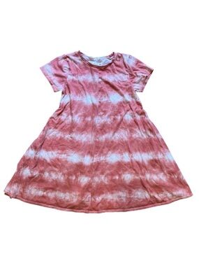 4/$25 Melrose and Market Pink Short Sleeve Sun Dress Girls Size Large 10/12